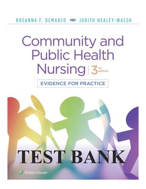 Test Bank Community And Public Health Nursing 3rd Edition De Marco Walsh