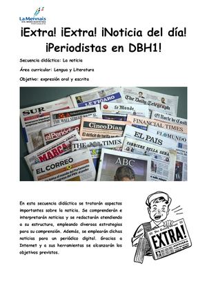 Extra Extra, Noticia Del Día