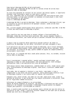 baixar whatsapp gb pro