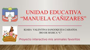 El perro Kiara Sangoquiza