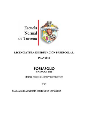 Portafolio Digital Probabilidad Y Estadística