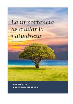 El cuidado de la naturaleza