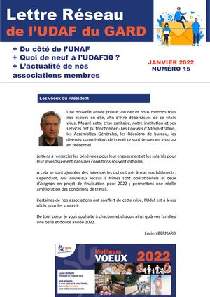 Lettre éLéctronique Udaf Jan 2022