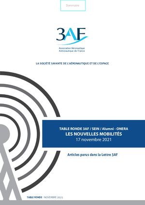 2021 11 Table ronde les nouvelles mobilités, 3AF SEIN ONERA-Alumni