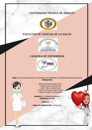 Guia De Valoracion (SDRA) Uta