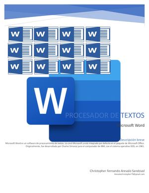 Procesador De Textos(microsoft Word)