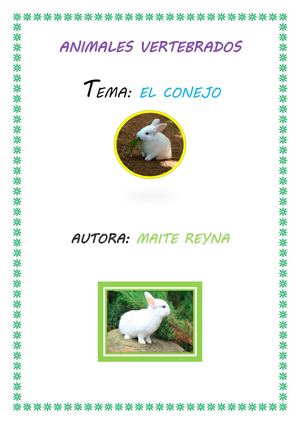 Animales Vertebrados Maite Reyna