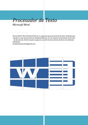 Informacion de Word