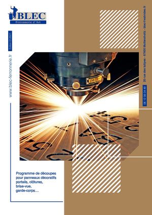 Catalogue 1 Decoupe Laser Pro 2022