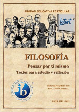 Filosofía IIQ (2021 2022)