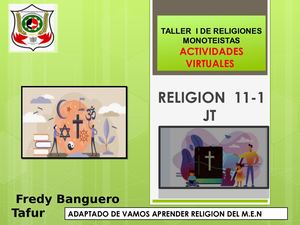 Taller 1 Religiones Monoteistas