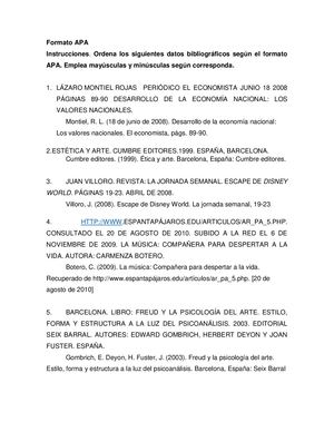 Formato Apa