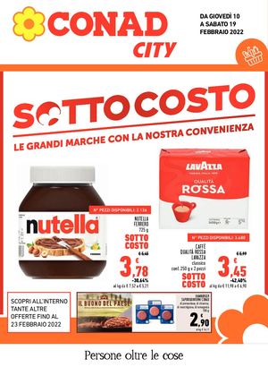 Volantino Conad City Piemonte Nord Ovest 10 Febbraio 23 Febbraio