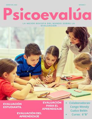 Revista de evaluación estudiantil y evaluación para y del aprendizaje