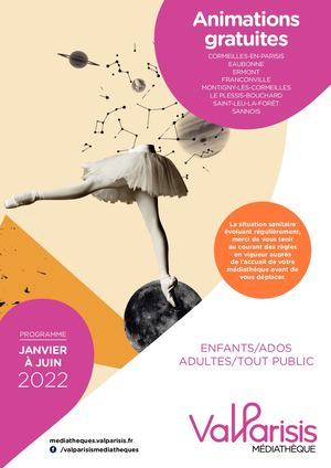Programme Médiathèques Jan-Juin 2022