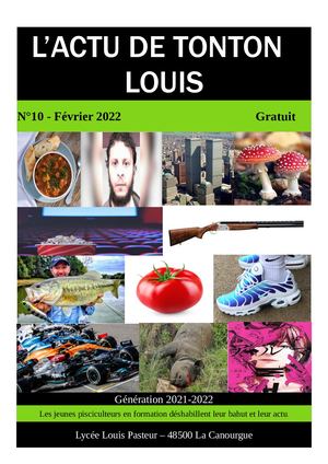 Actu de Tonton Louis N°10