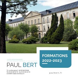 Brochure Paul Bert 2022/2023