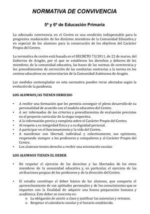 FOLLETO NORMATIVA CONVIVENCIA 3er CICLO 21 22 Docx