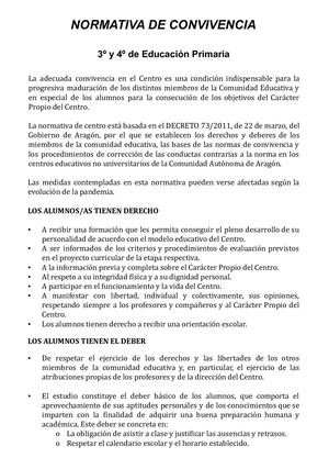 FOLLETO NORMATIVA CONVIVENCIA 2º CICLO PRIMARIA 21 22 Docx (1).