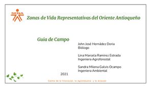Zonas De Vida Oriente Antioqueño