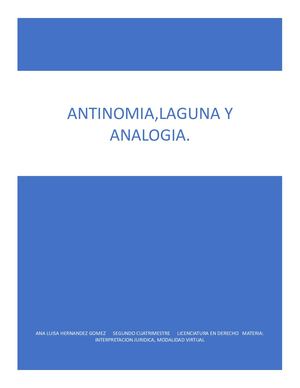 Antinomias