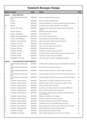 Firenze rassegna stampa 02.02.2022