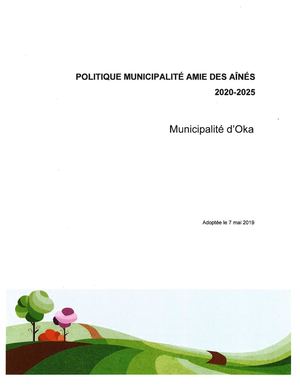 Politique MADA (Municipalité Amie des Aînés)