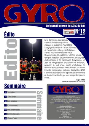 GYRO N°12 - 4EME TRIMESTRE 2013
