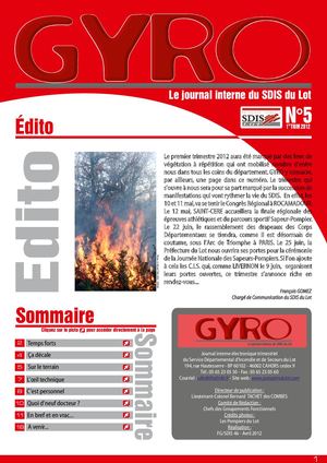 GYRO N°05 - 1ER TRIMESTRE 2012