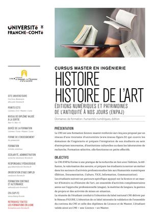 Histoire de l’art • CMi ENPAJ