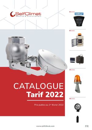 Self Climat Catalogue Tarifs 2022 Fr