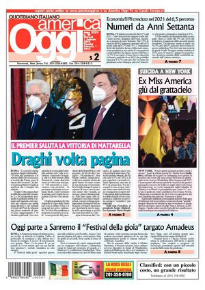 America Oggi 1 Febbraio 2022