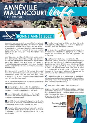 Amnéville Malancourt Info n°2 janvier 2022