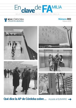 Boletín Nº 2 Comisión De Familia Ica Córdoba