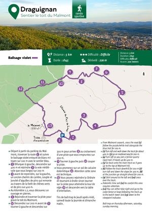 Randonnée Sportive – Draguignan – Sentier Le Toit Du Malmont