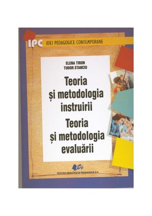 Teoria Si Met Instr Si Ev Manual