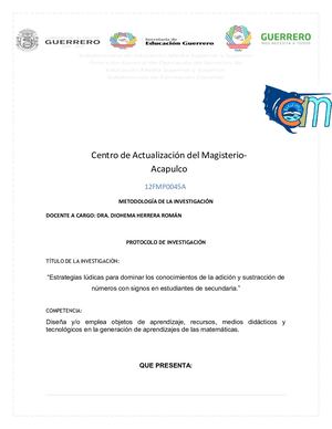 Protocolo De Investigación