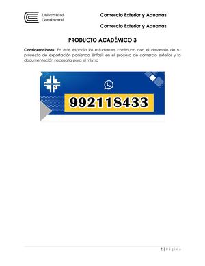 Comercio Exterior Y Aduanas PA3