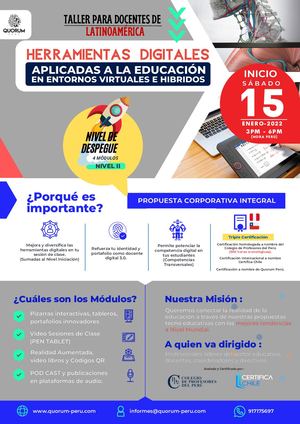 Brochure Nivel II  - Quorum Perú (2022)