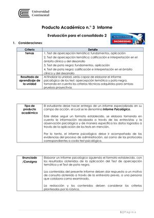 Pruebas Proyectivas PA3