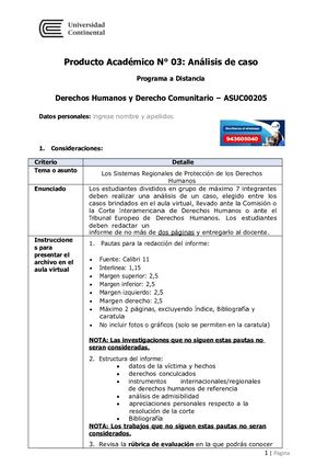 Derechos Humanos Y Derecho Comunitario PA3
