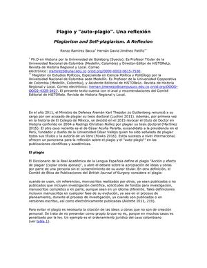 Plagio Y Auto Plagio