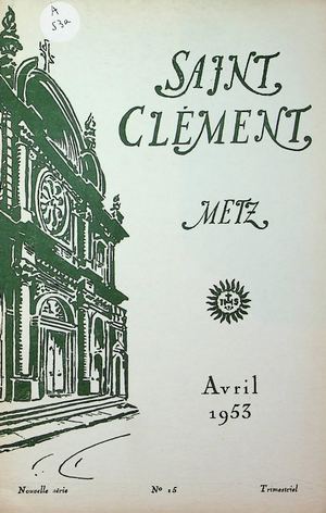 Saint-Clément Metz 1953/15
