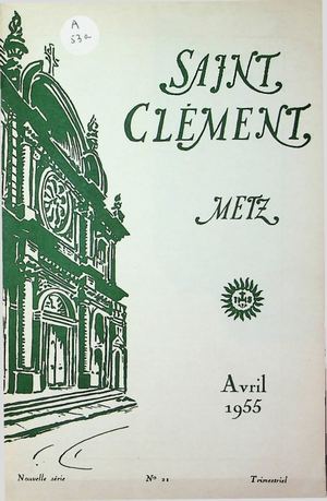 Saint-Clément Metz 1955/21