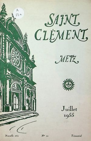 Saint-Clément Metz 1955/22