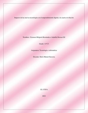 Xiomara Holguin E Isabella Deossa 11°c3