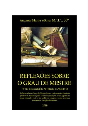 Reflexões Sobre O Grau De Mestre Revisado 2022