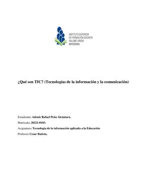 ¿Qué son Tic, Características, tipos e importancia?