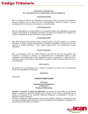 Codigo Tributario