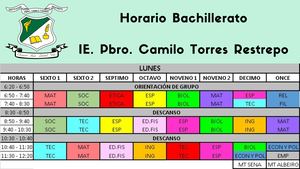 Horario Bachillerato 2022 (070222)